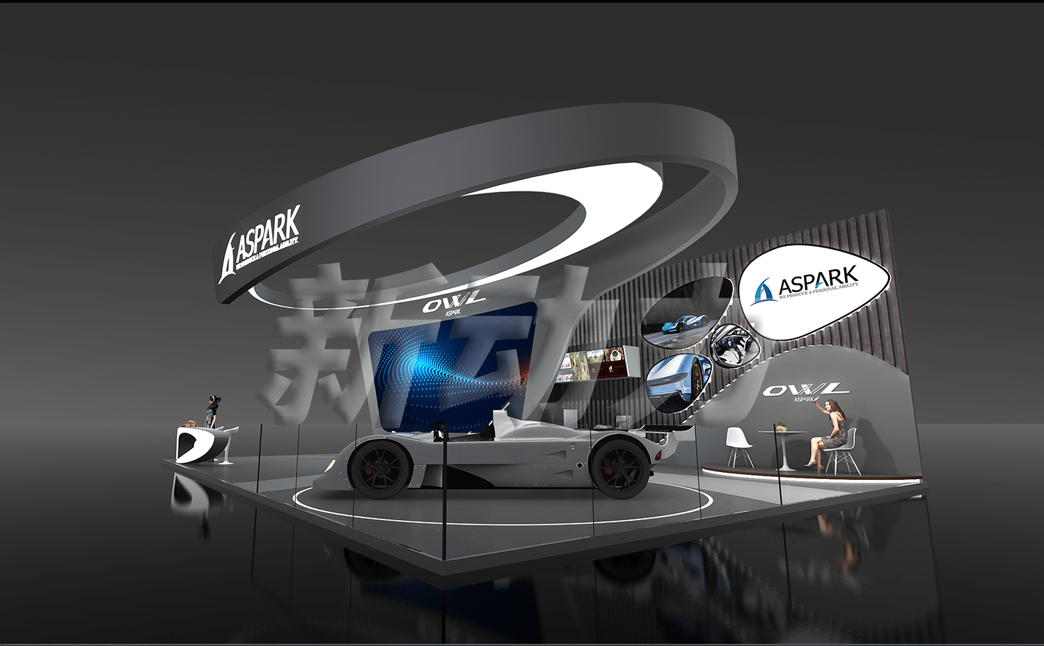 AsparkOwl上海車(chē)展展臺(tái)設(shè)計(jì)搭建(圖3)