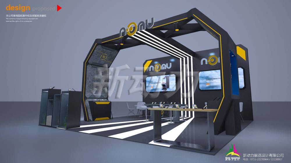 電子科技展樂目手機(jī)展臺設(shè)計(jì)搭建(圖2)