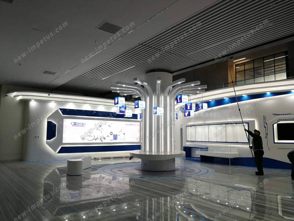 新松機器人自動化股份展廳設計搭建(圖9)