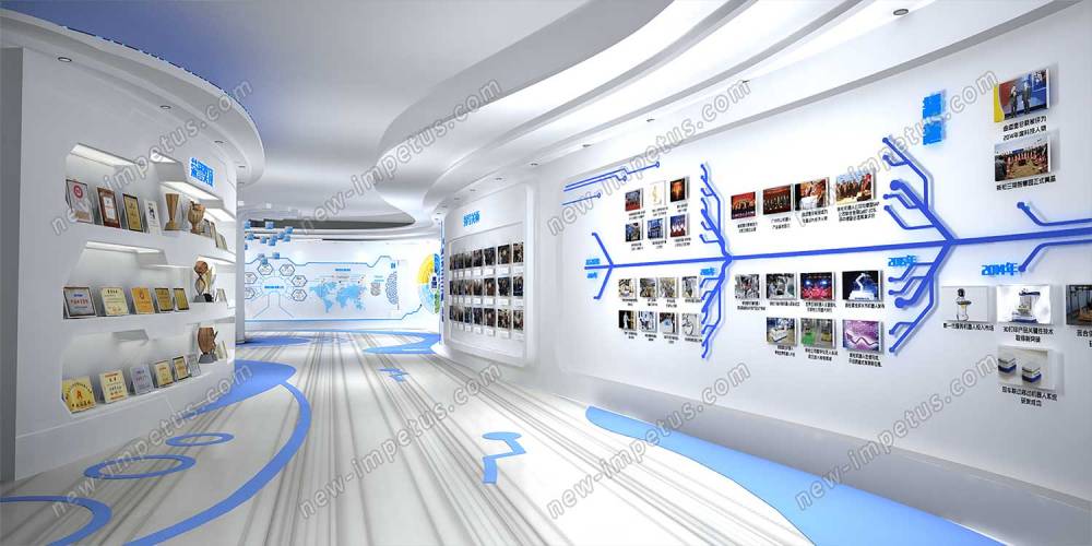 新松機器人自動化股份展廳設計搭建(圖3)