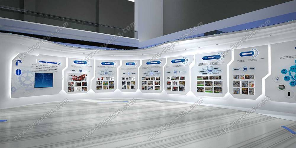 新松機器人自動化股份展廳設計搭建(圖2)