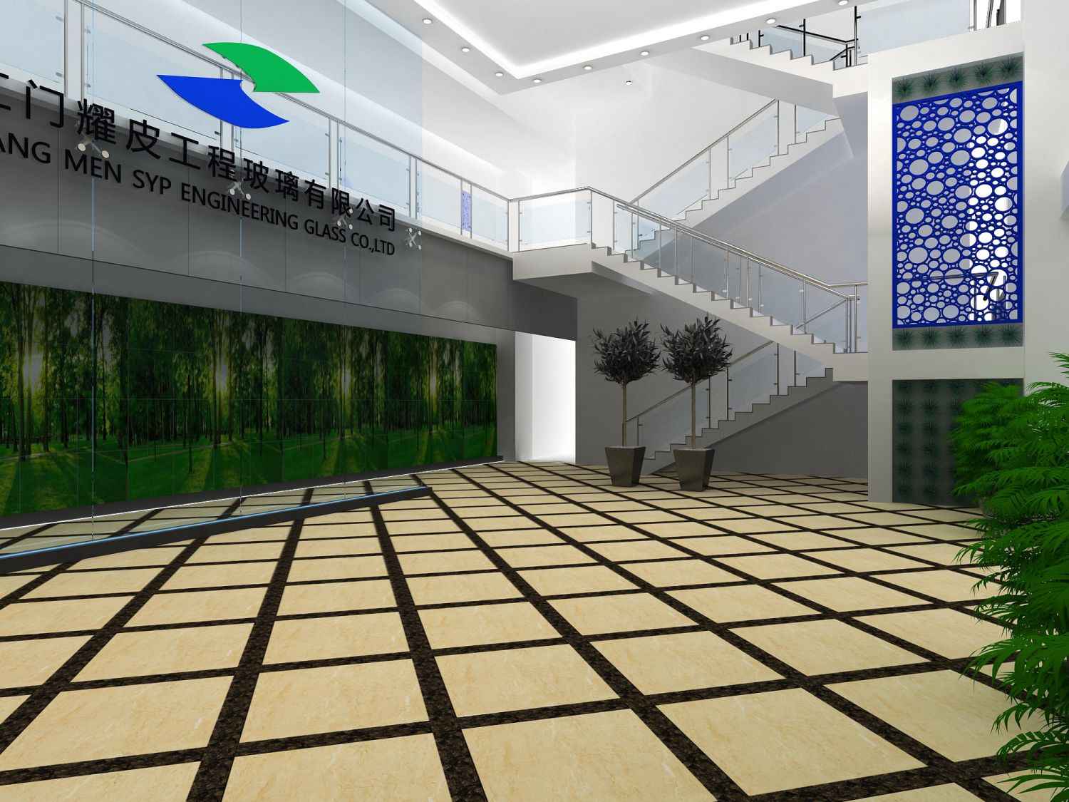 耀皮玻璃企業(yè)展廳設(shè)計(圖1)