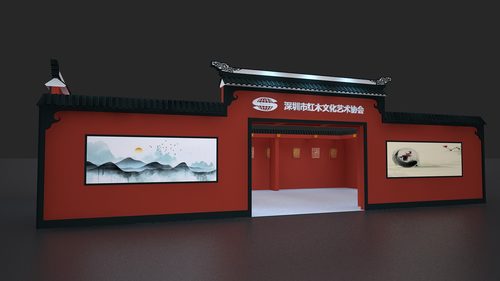 北京紅木展展臺設(shè)計制作搭建-深圳紅木文化藝術(shù)協(xié)會(圖2)