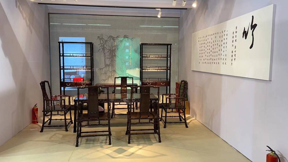 泰和園家具-北京紅木展展臺設計搭建(圖5)