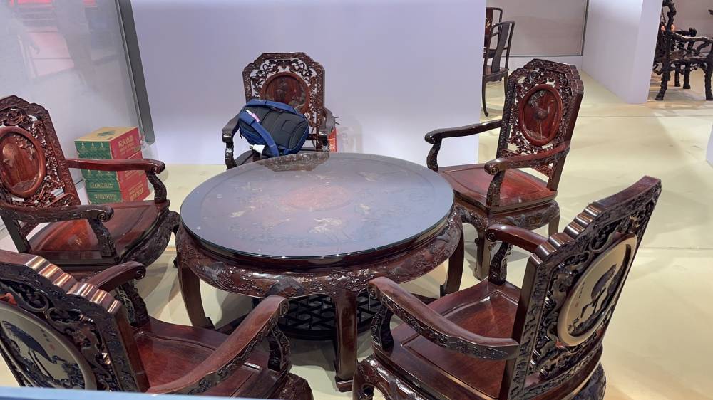 泰和園家具-北京紅木展展臺設計搭建(圖8)
