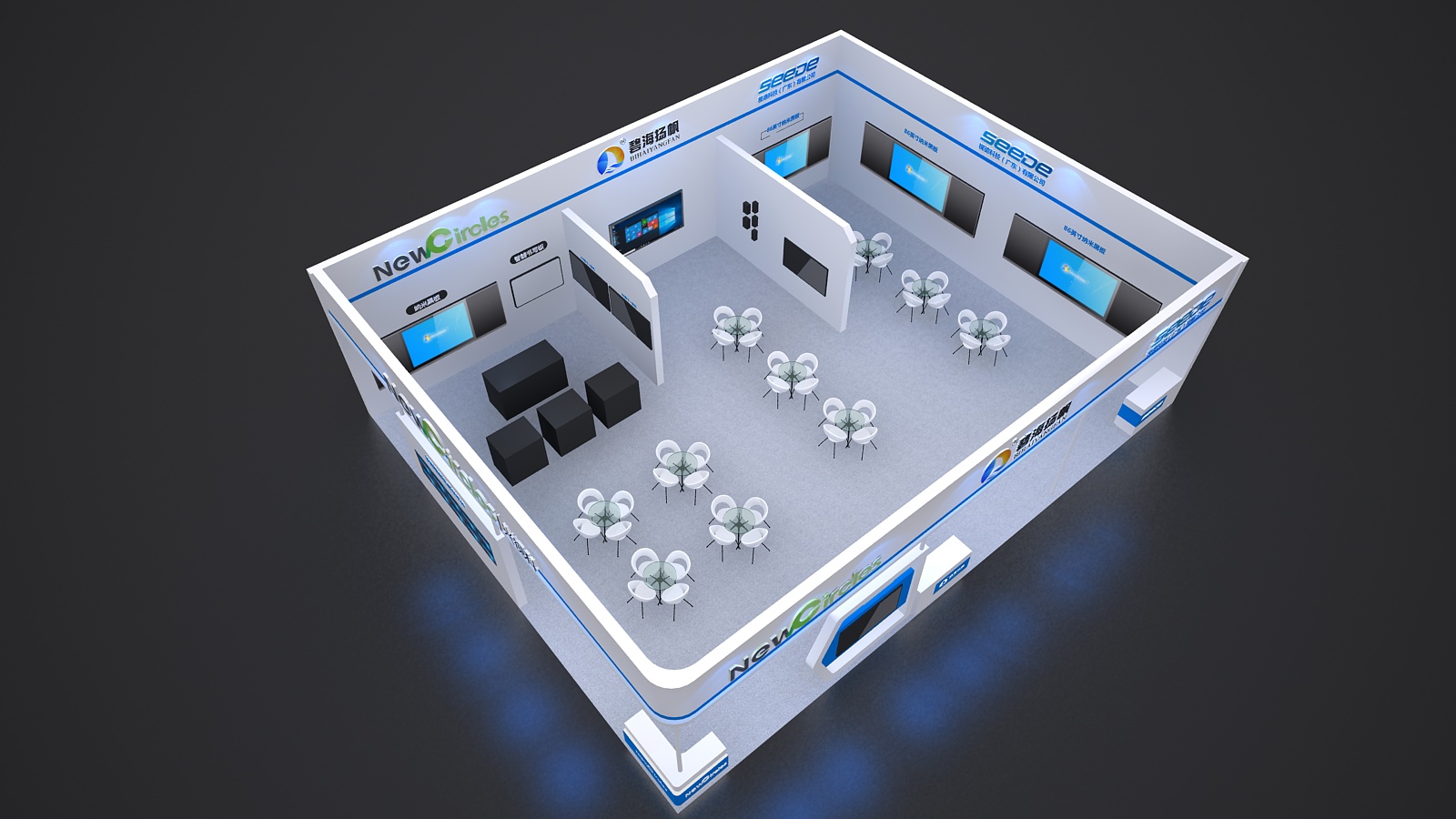 上海展臺(tái)裝修如何做到既美觀又實(shí)用？(圖1)